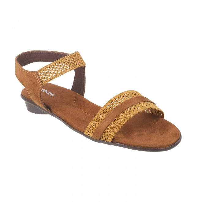 Mochi Women Tan Casual Sandals (SKU: 33-1415-23-36)