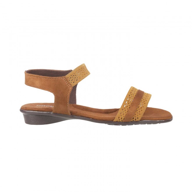Mochi Women Tan Casual Sandals (SKU: 33-1415-23-36)