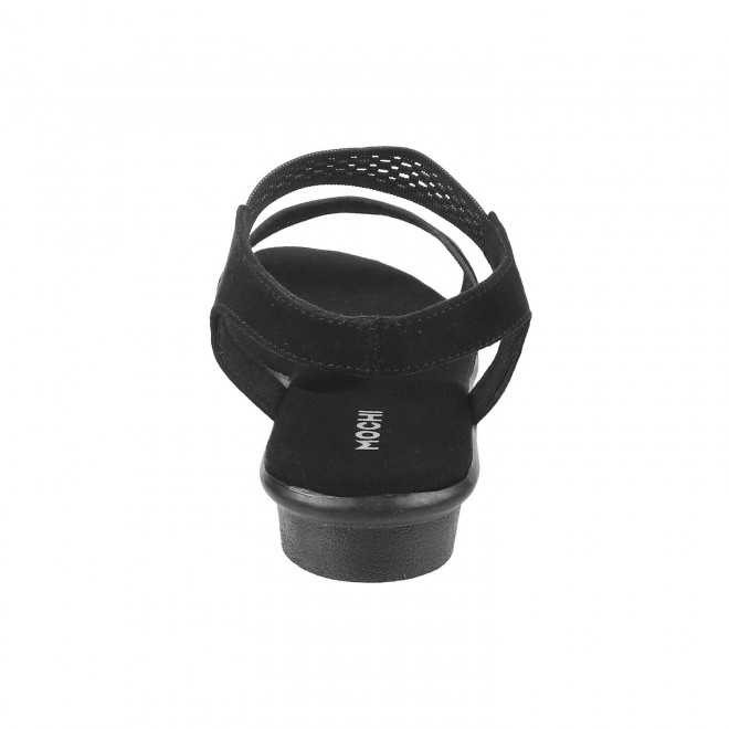 Mochi Women Black Casual Sandals (SKU: 33-1415-11-36)