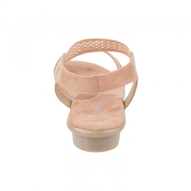 Mochi Women Peach Casual Sandals (SKU: 33-1415-80-36)