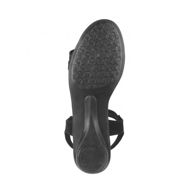 Mochi Women Black Casual Sandals (SKU: 33-1415-11-36)