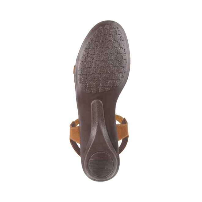 Mochi Women Tan Casual Sandals (SKU: 33-1415-23-36)