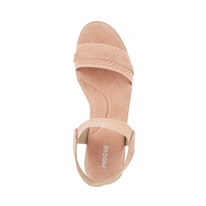 Mochi Women Peach Casual Sandals (SKU: 33-1415-80-36)