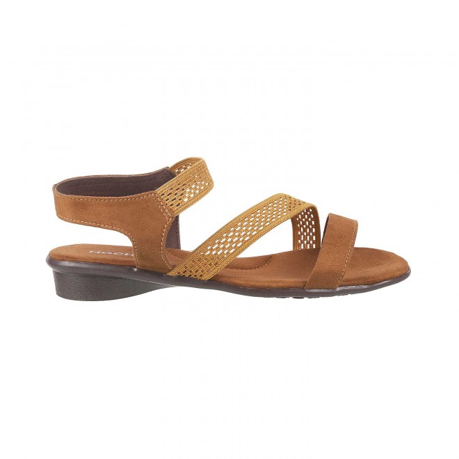 Mochi Women Tan Casual Sandals (SKU: 33-1416-23-36)