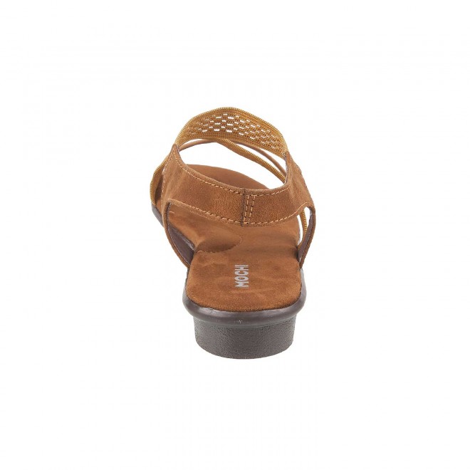 Mochi Women Tan Casual Sandals (SKU: 33-1416-23-36)