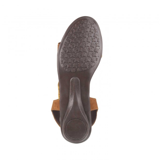 Mochi Women Tan Casual Sandals (SKU: 33-1416-23-36)