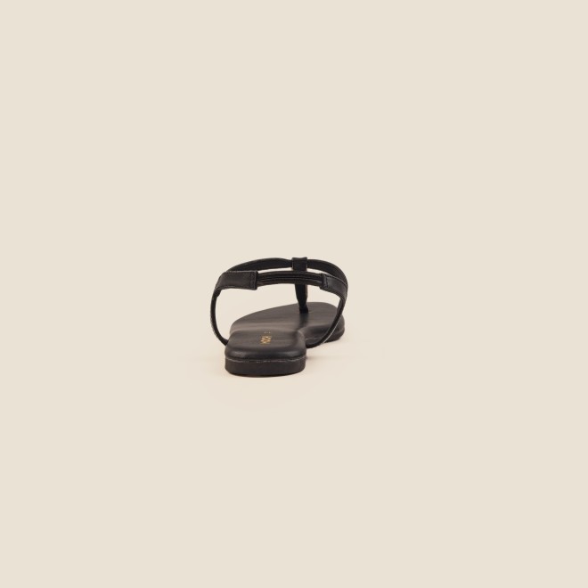 Mochi Women Black Casual Sandals (SKU: 33-1417-11-36)