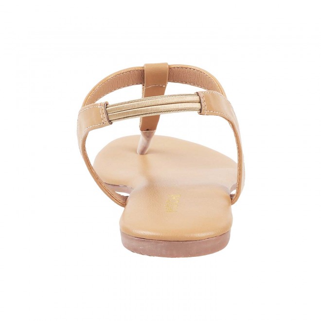 Mochi Women Beige Casual Sandals (SKU: 33-1417-20-36)