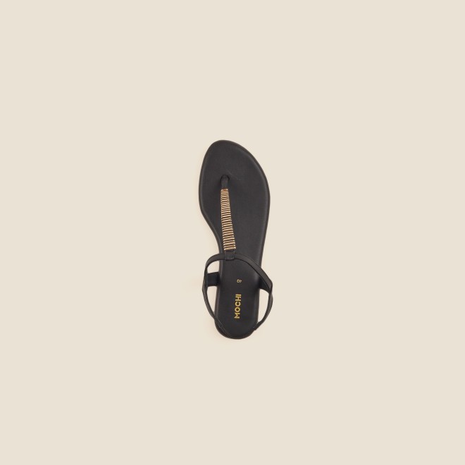Mochi Women Black Casual Sandals (SKU: 33-1417-11-36)
