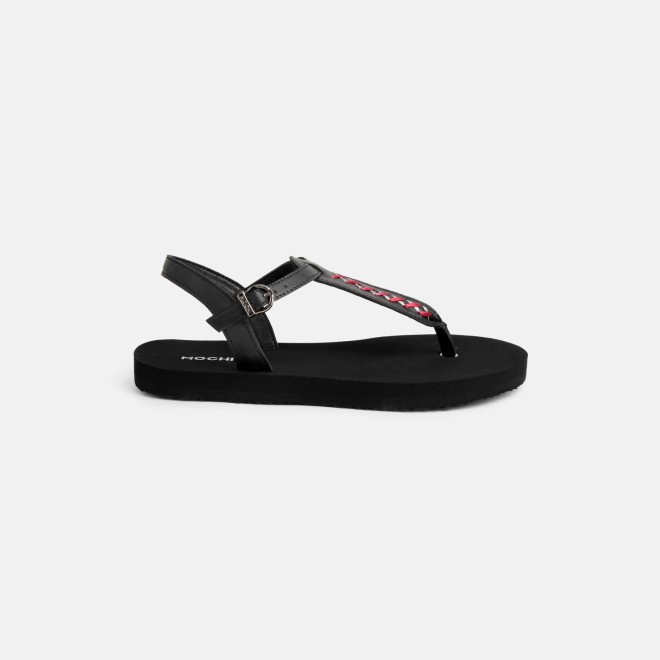 Mochi Women Black Casual Sandals (SKU: 33-1431-11-36)