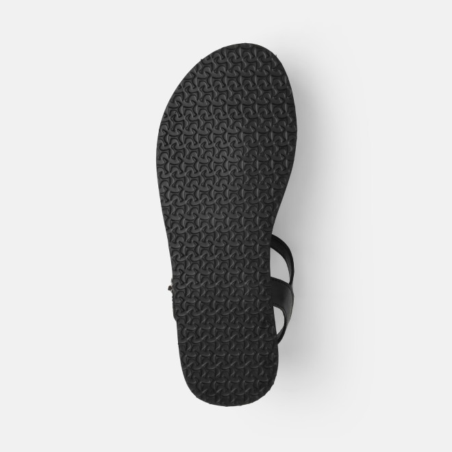 Mochi Women Black Casual Sandals (SKU: 33-1431-11-36)
