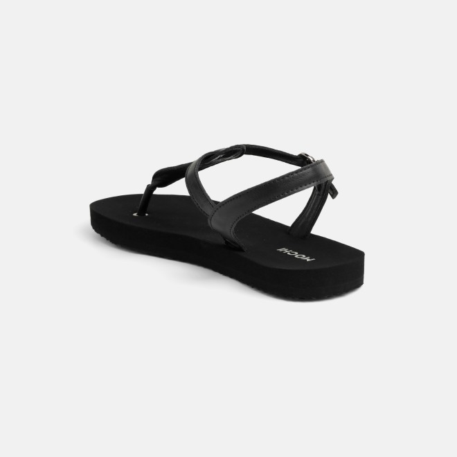 Mochi Women Black Casual Sandals (SKU: 33-1431-11-36)