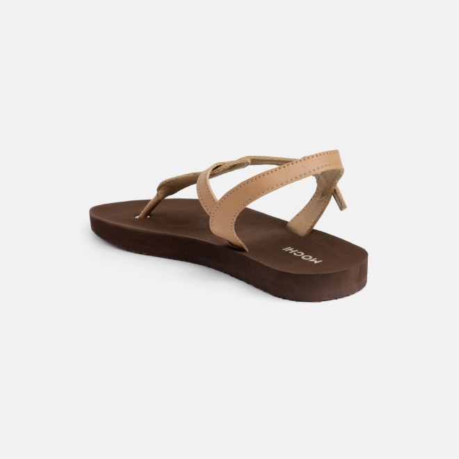 Mochi Women Tan Casual Sandals (SKU: 33-1431-23-37)