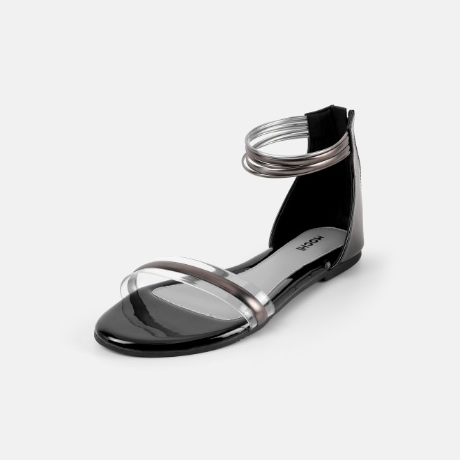 Mochi Women Black Casual Sandals (SKU: 33-1445-11-36)
