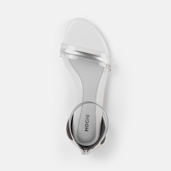 Mochi Women White Casual Sandals (SKU: 33-1445-16-36)