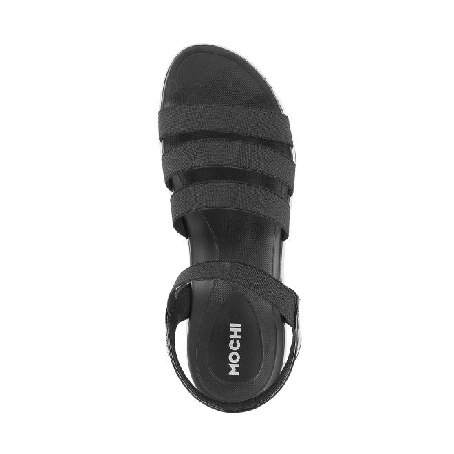 Mochi Women Black Casual Sandals (SKU: 33-1446-11-36)