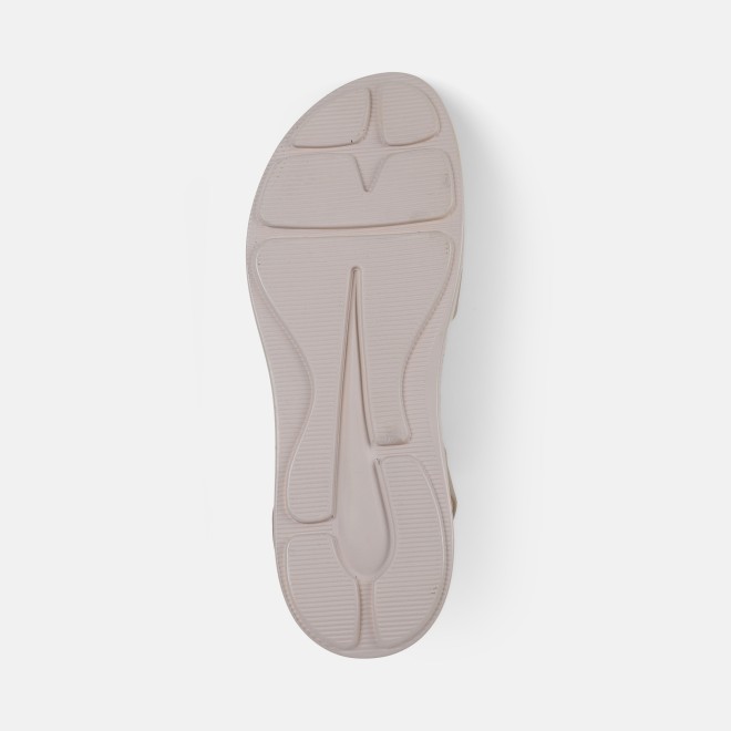 Mochi Women Beige Casual Sandals (SKU: 33-1458-20-36)