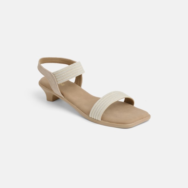 Mochi Women Gold Casual Sandals (SKU: 33-1459-15-36)