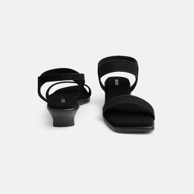 Mochi Women Black Casual Sandals (SKU: 33-1459-11-36)