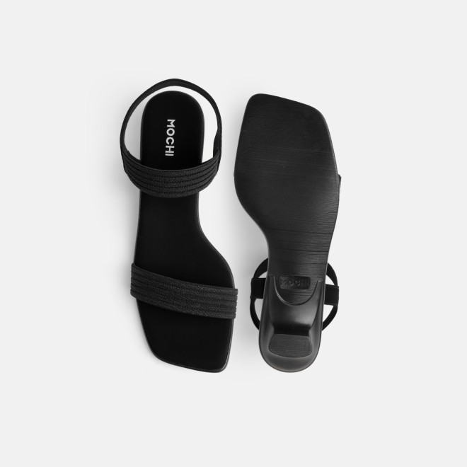 Mochi Women Black Casual Sandals (SKU: 33-1459-11-36)