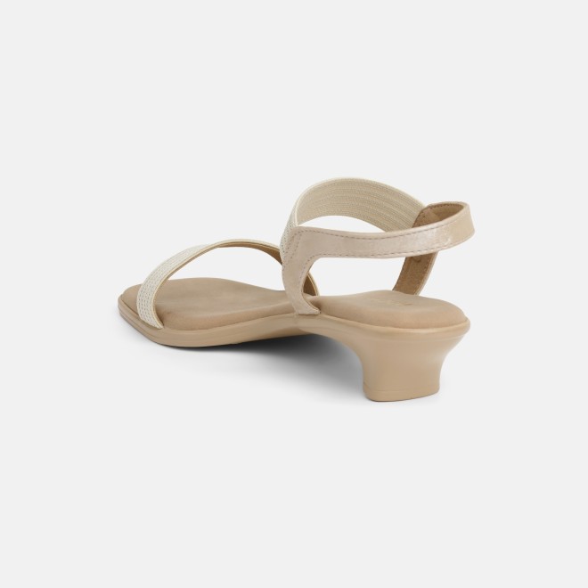 Mochi Women Gold Casual Sandals (SKU: 33-1459-15-36)