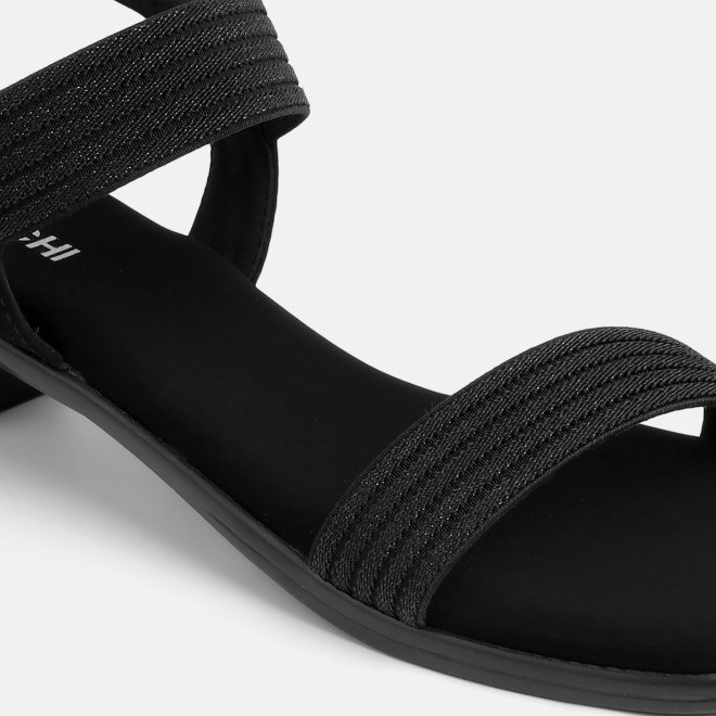 Mochi Women Black Casual Sandals (SKU: 33-1459-11-36)