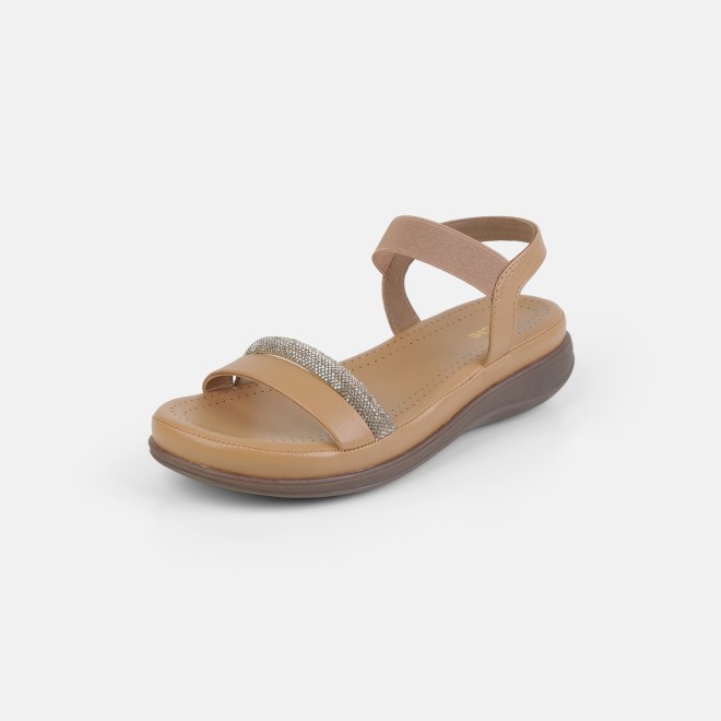 Mochi Women Beige Casual Sandals (SKU: 33-1481-20-36)