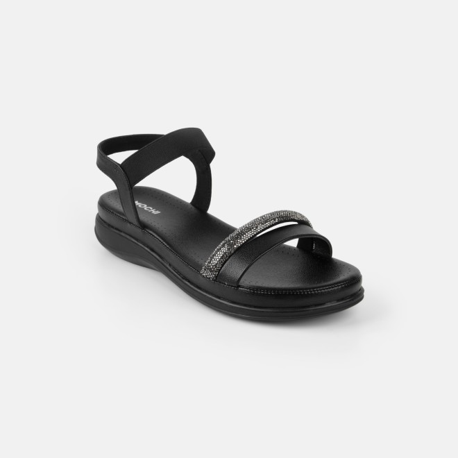 Mochi Women Black Casual Sandals (SKU: 33-1481-11-36)