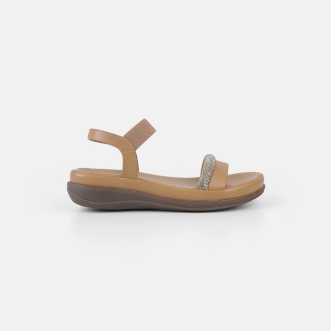 Mochi Women Beige Casual Sandals (SKU: 33-1481-20-36)
