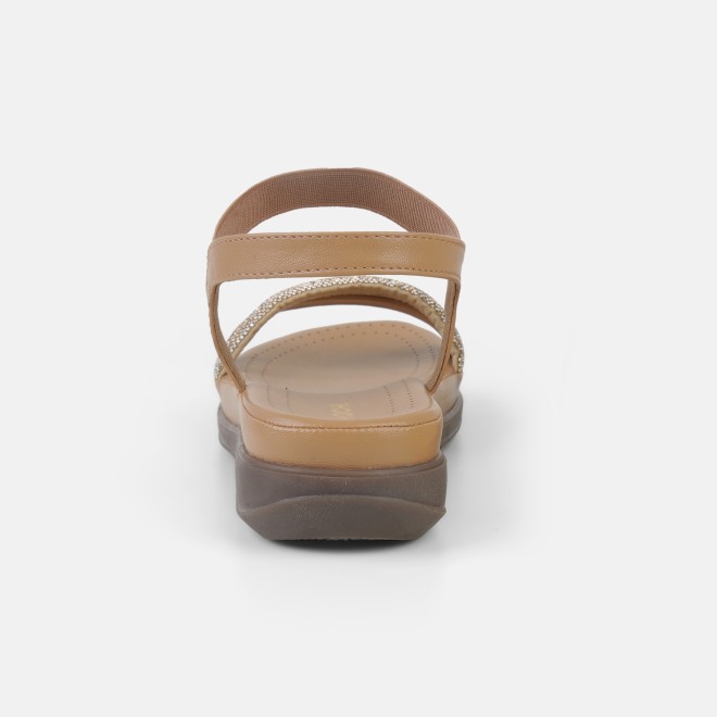 Mochi Women Beige Casual Sandals (SKU: 33-1481-20-36)