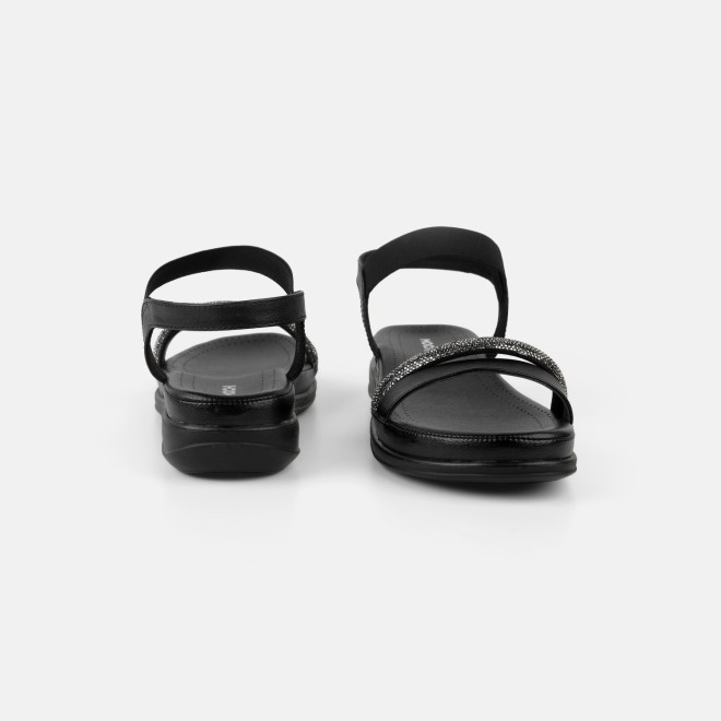 Mochi Women Black Casual Sandals (SKU: 33-1481-11-36)