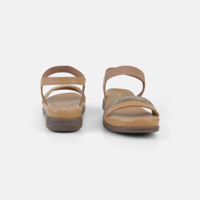 Mochi Women Beige Casual Sandals (SKU: 33-1481-20-36)