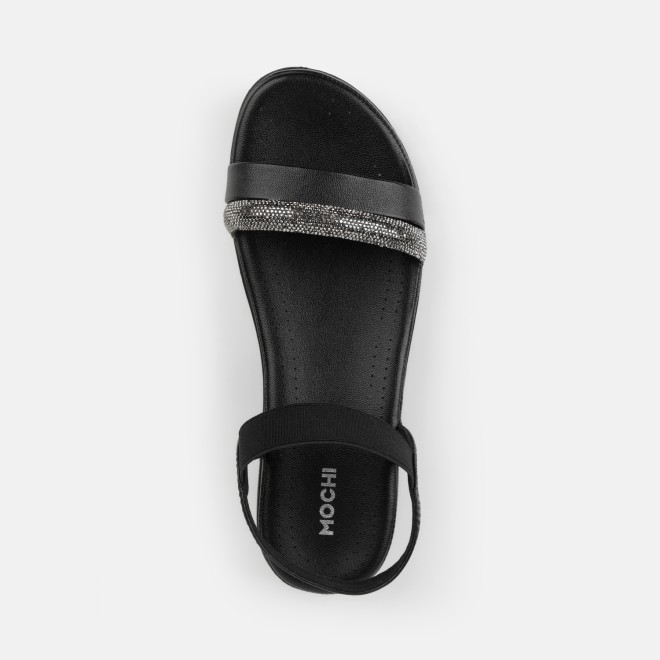 Mochi Women Black Casual Sandals (SKU: 33-1481-11-36)