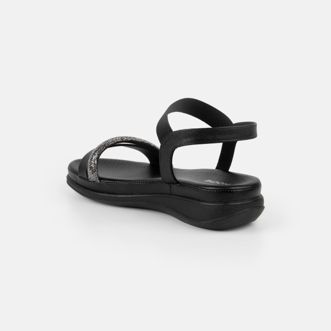 Mochi Women Black Casual Sandals (SKU: 33-1481-11-36)