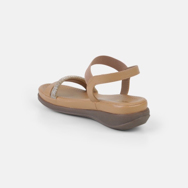 Mochi Women Beige Casual Sandals (SKU: 33-1481-20-36)