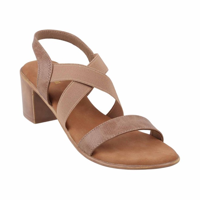 Mochi Women Beige Casual Sandals (SKU: 33-1482-20-40)