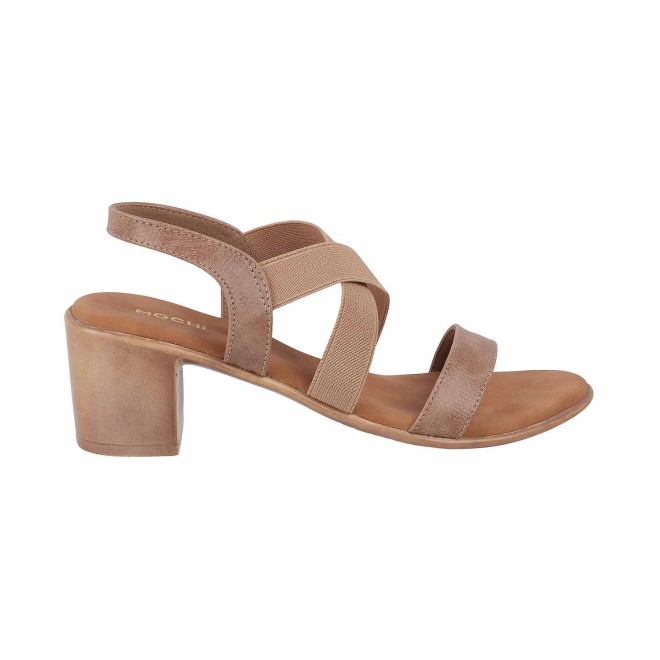 Mochi Women Beige Casual Sandals (SKU: 33-1482-20-40)