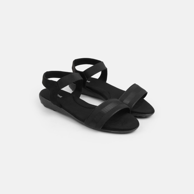 Mochi Women Black Casual Sandals (SKU: 33-1488-11-36)