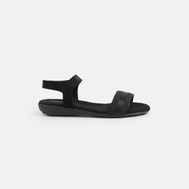 Mochi Women Black Casual Sandals (SKU: 33-1488-11-36)