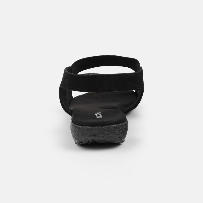 Mochi Women Black Casual Sandals (SKU: 33-1488-11-36)