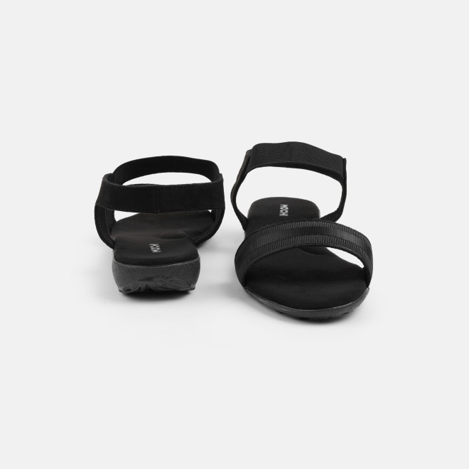 Mochi Women Black Casual Sandals (SKU: 33-1488-11-36)