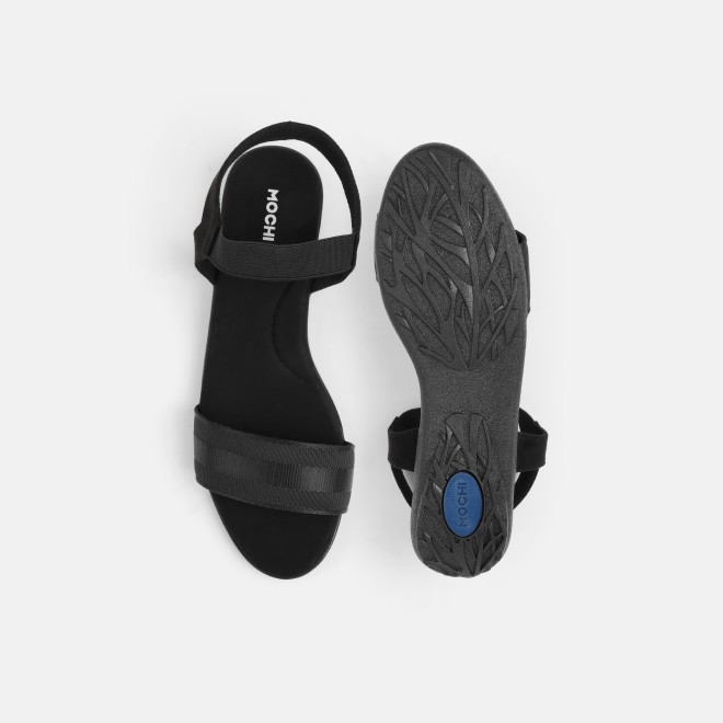 Mochi Women Black Casual Sandals (SKU: 33-1488-11-36)