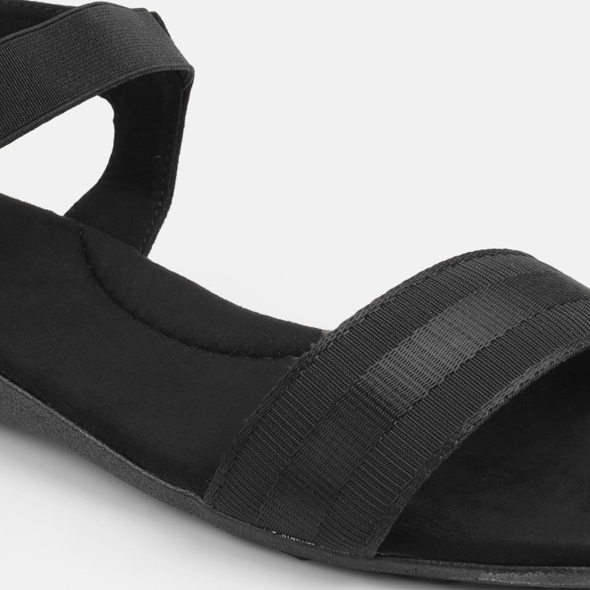 Mochi Women Black Casual Sandals (SKU: 33-1488-11-36)