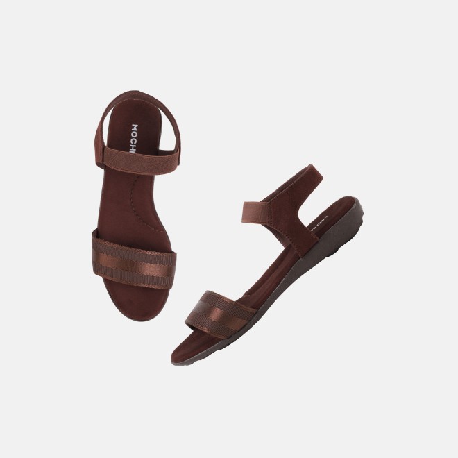 Mochi Women Brown Casual Sandals (SKU: 33-1488-12-36)