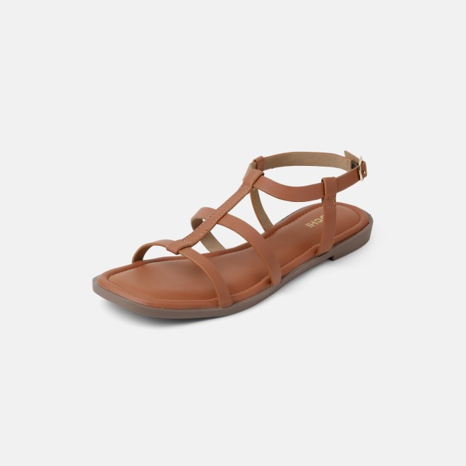 Mochi Women Tan Casual Gladiators (SKU: 33-1515-23-36)