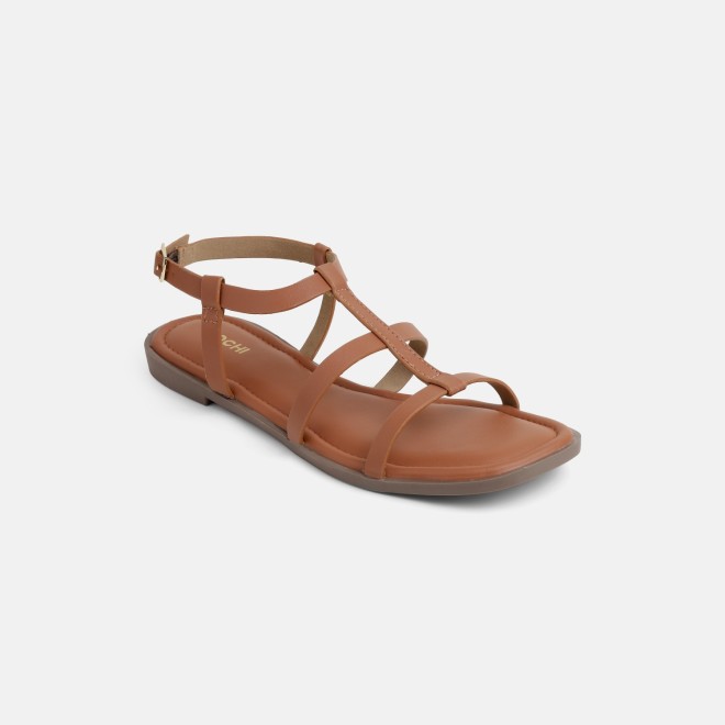 Mochi Women Tan Casual Gladiators (SKU: 33-1515-23-36)
