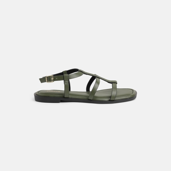 Mochi Women Olive Casual Gladiators (SKU: 33-1515-49-36)