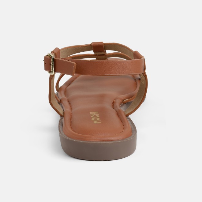 Mochi Women Tan Casual Gladiators (SKU: 33-1515-23-36)