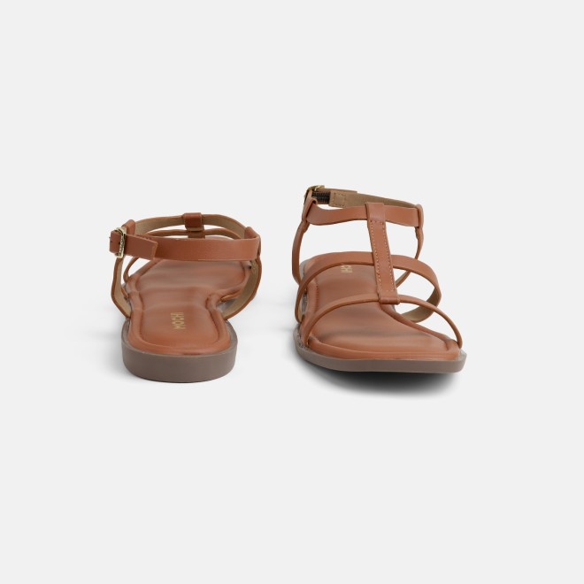 Mochi Women Tan Casual Gladiators (SKU: 33-1515-23-36)