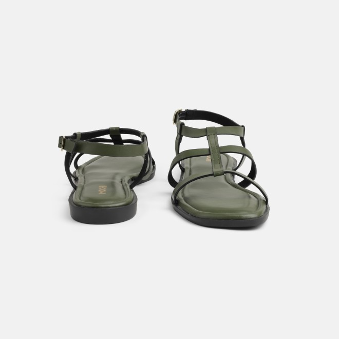 Mochi Women Olive Casual Gladiators (SKU: 33-1515-49-36)
